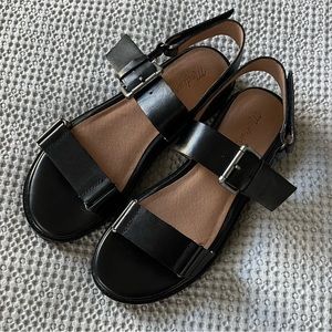 Madewell Leather Flatform Sandals